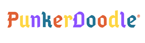 PunkerDoodle® Power logo which celebrates living life with an I Can Attitude.